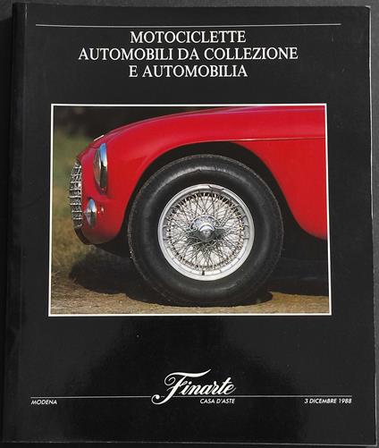 Motociclette Automobili da Collezione e Automobilia - Adolfo Orsi - copertina