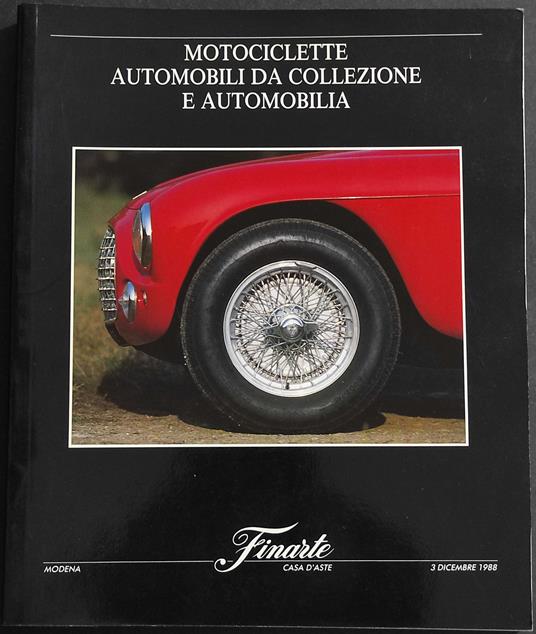 Motociclette Automobili da Collezione e Automobilia - Adolfo Orsi - copertina