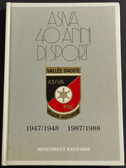 Asiva 40 anni di Sport - copertina