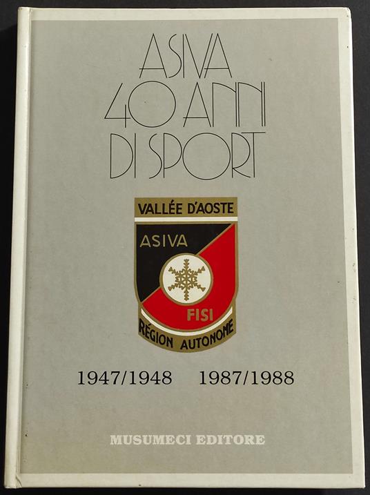Asiva 40 anni di Sport - copertina
