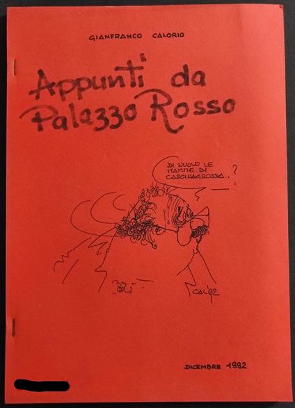 Appunti da Palazzo Rosso - Gianfranco Florio - copertina