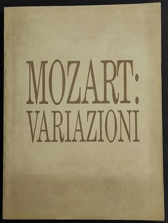 Mozart: Variazioni - copertina