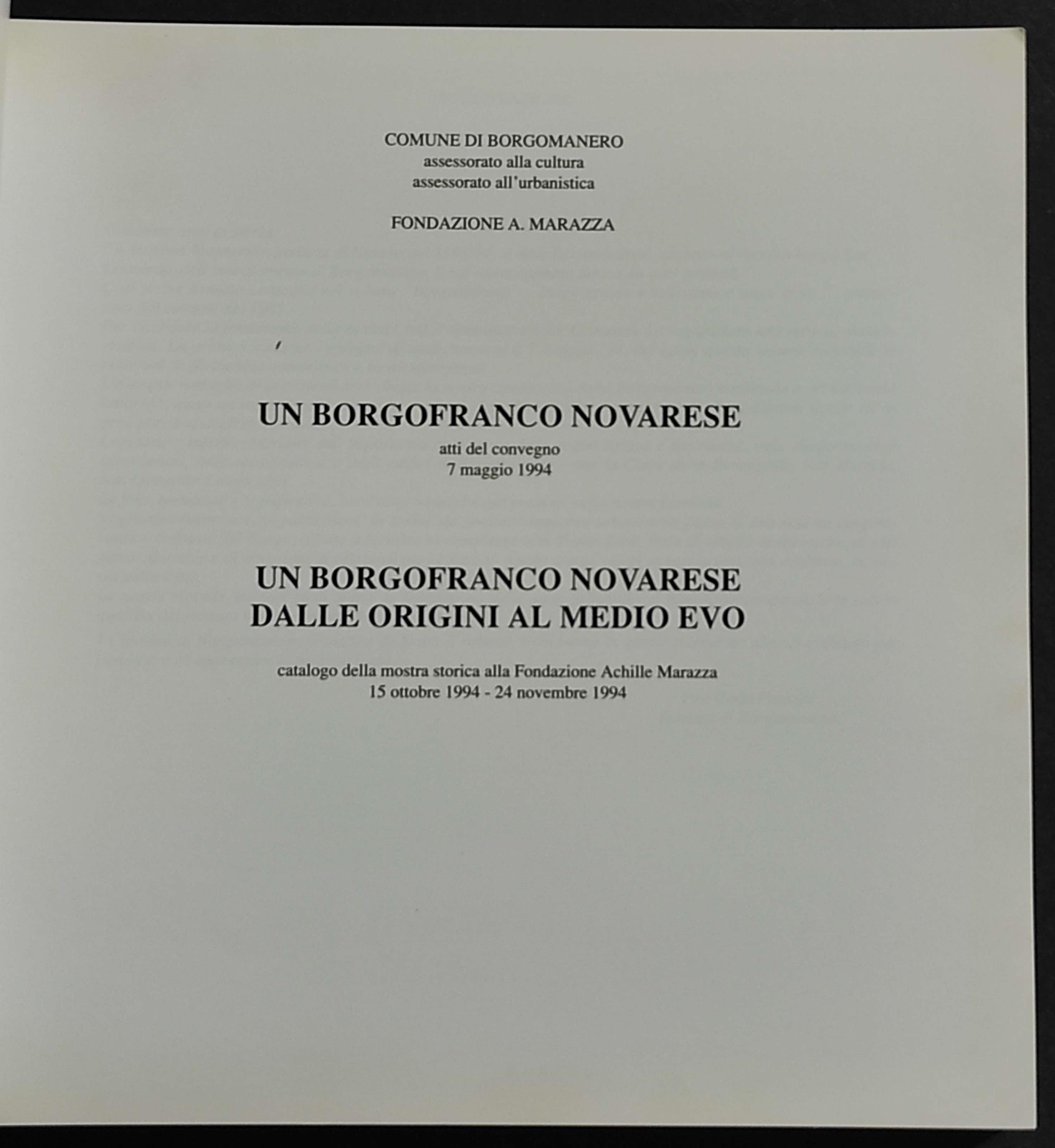 Un Borgofranco Novarese
