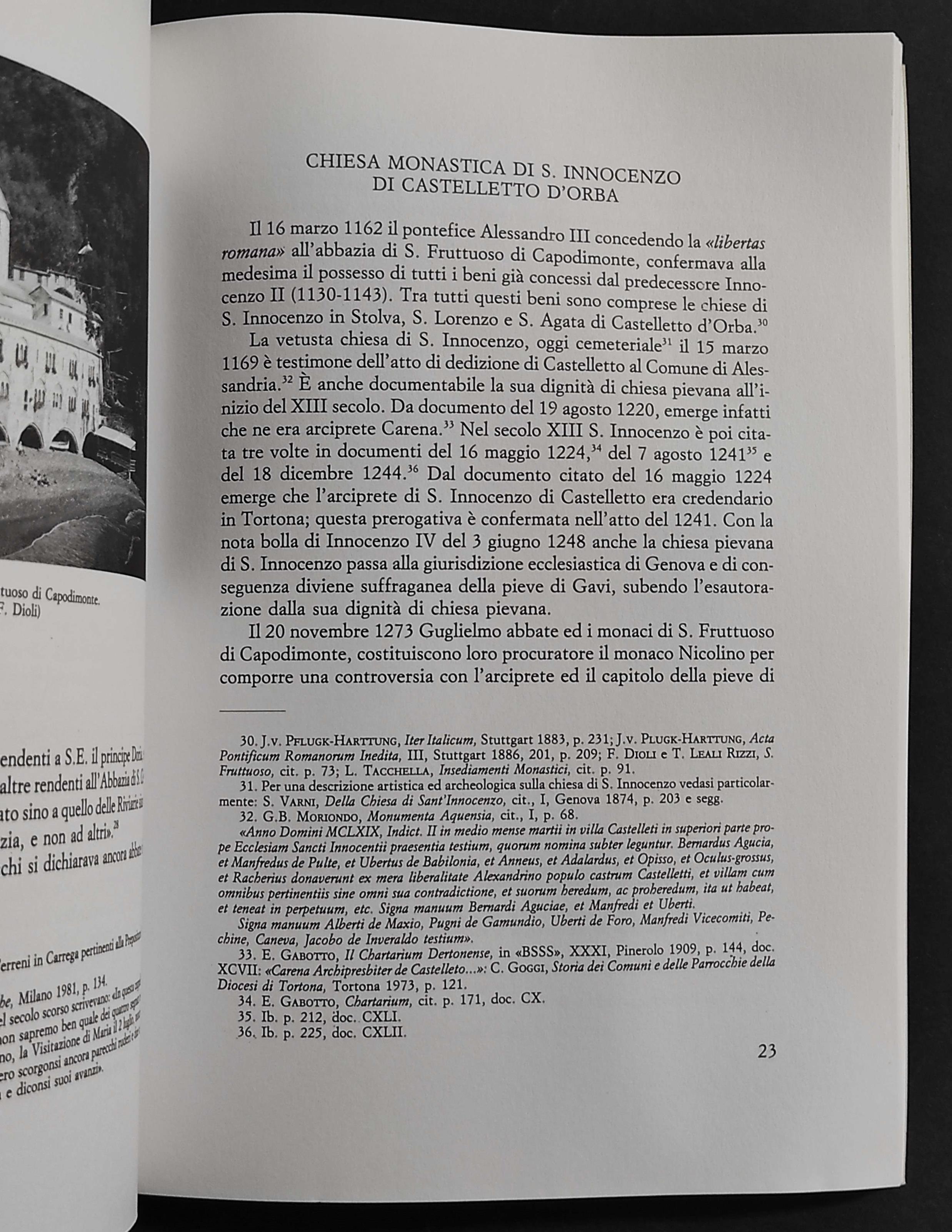 Le Filiazioni Piemontesi dell'Abbazia di S. Fruttuoso di Capodimonte