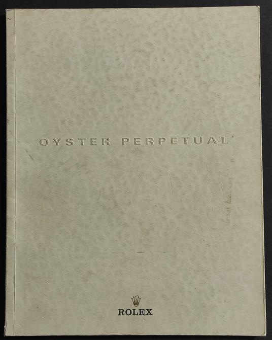 Oyster Perpetual - copertina