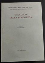 Catalogo della Biblioteca