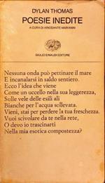 Poesie inedite. Thomas