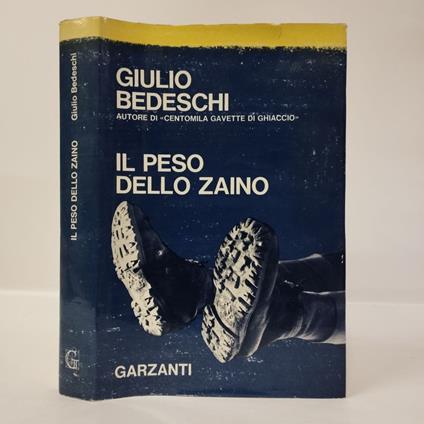 Il peso dello zaino - Giulio Bedeschi - copertina