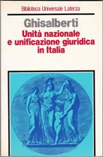 Unità nazionale e unificazione giuridica in Italia