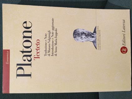 Teeteto - Platone - copertina