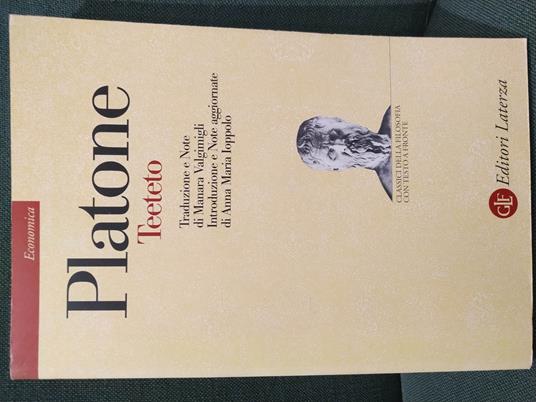 Teeteto - Platone - copertina