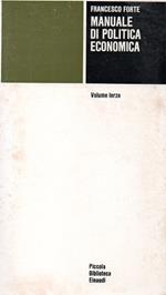 Manuale di politica economica volume terzo