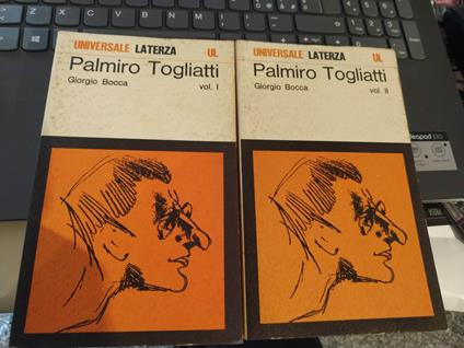 Palmiro Togliatti volumi I e II - Giorgio Bocca - copertina