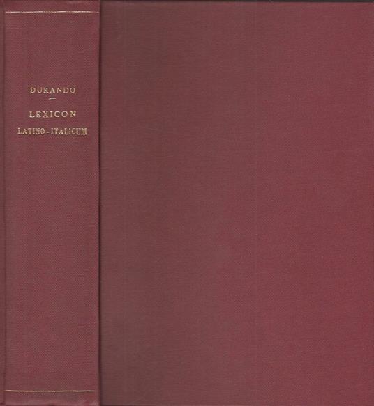Lexicon Latino - Italicum - copertina