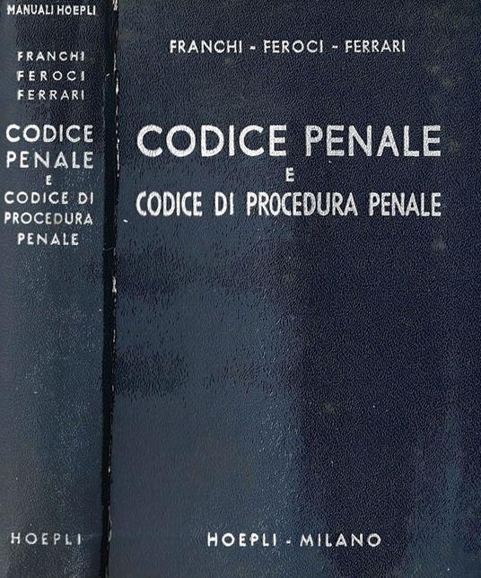 Codice Penale e codice di procedura penale - copertina
