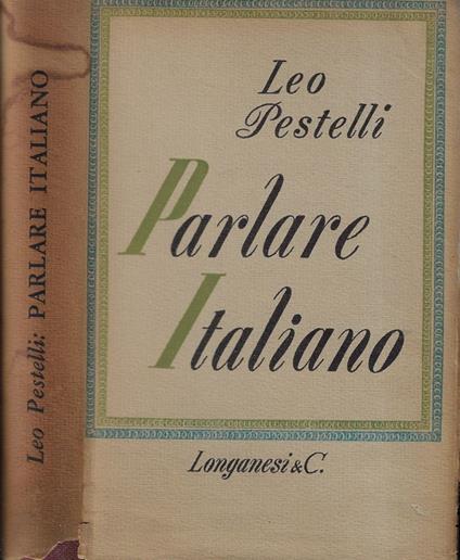 Parlare italiano - Leo Pestelli - copertina