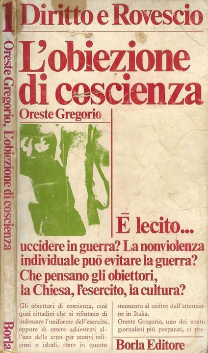 L' obiezione di coscienza - copertina