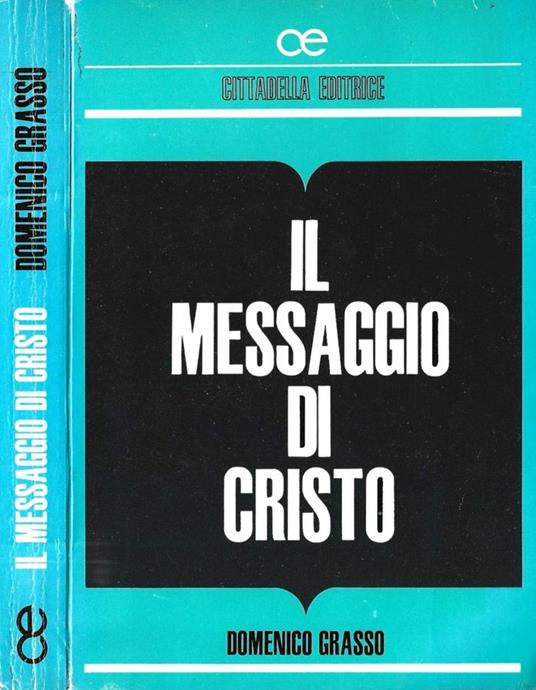 Il messaggio di Cristo - Domenico Grasso - copertina