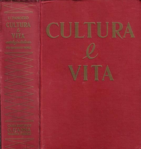 Cultura e vita - Umberto Panozzo - copertina