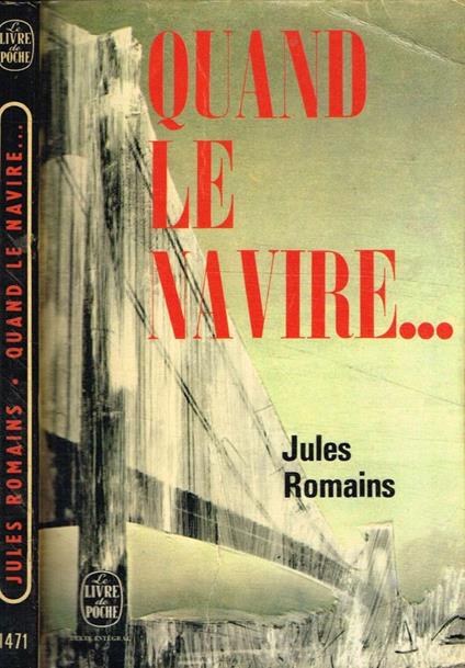 Quand le navire… - Jules Romains - copertina