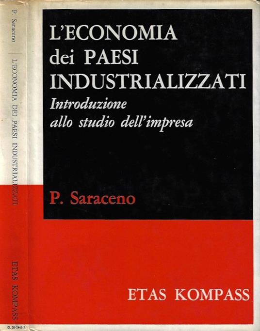 L' Economia dei Paesi Industrializzati - Pasquale Saraceno - copertina