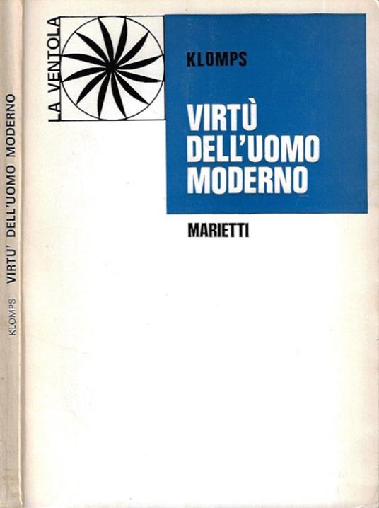 Virtù dell'uomo moderno - copertina