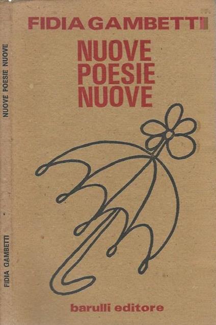 Nuove Poesie Nuove - Fidia Gambetti - copertina