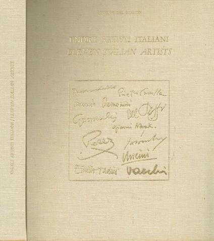 Undici artisti italiani. Eleven italian artists - Antonio Del Guercio - copertina