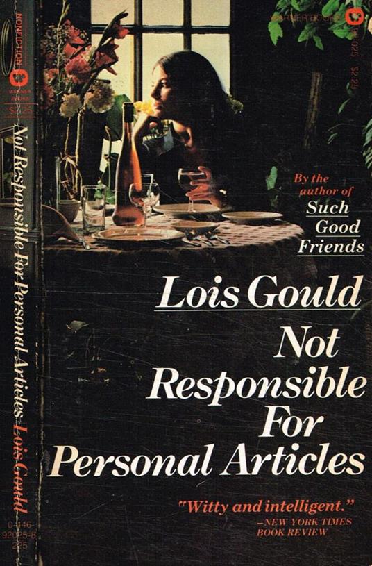 Not responsible for personal articles - copertina