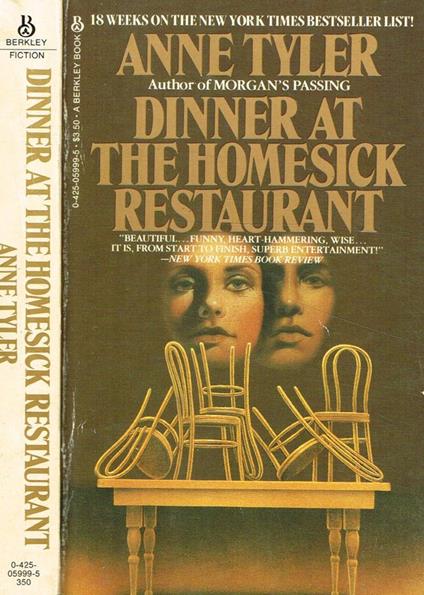 Dinner at the homesick restaurant - Anne Tyler - copertina