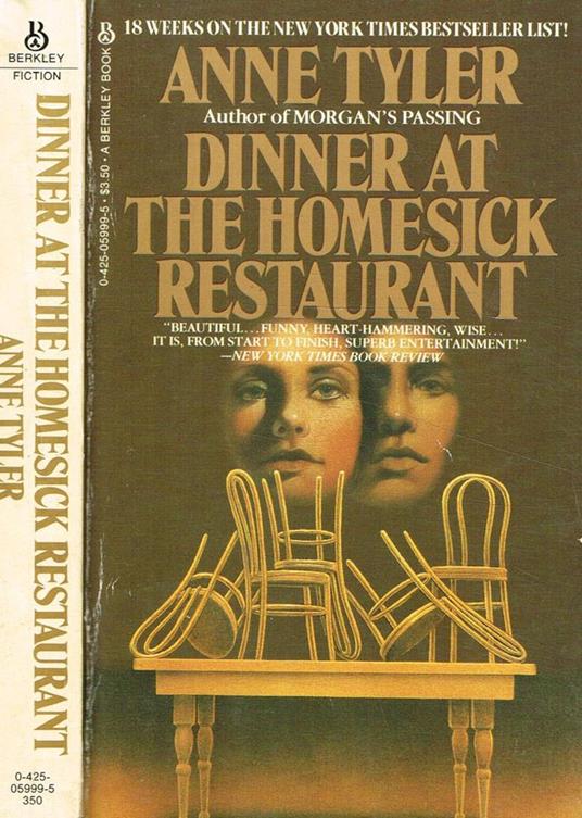 Dinner at the homesick restaurant - Anne Tyler - copertina
