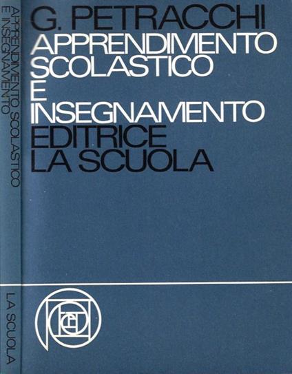 Apprendimento scolastico e insegnamento - copertina