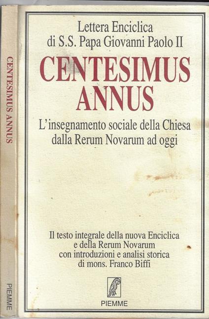 Centesimus annus - copertina