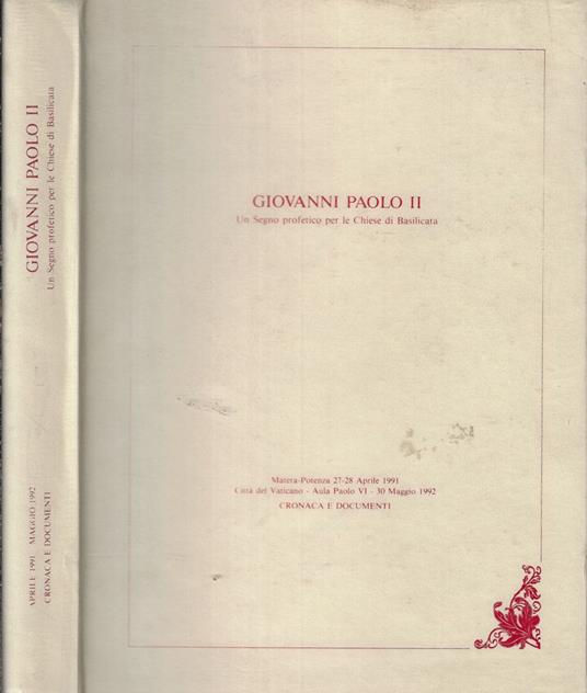 Giovanni Paolo II - copertina
