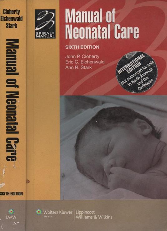 Manual of Neonatal Care - copertina
