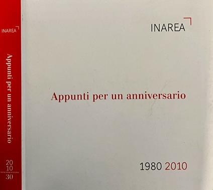 Appunti per un anniversario - copertina