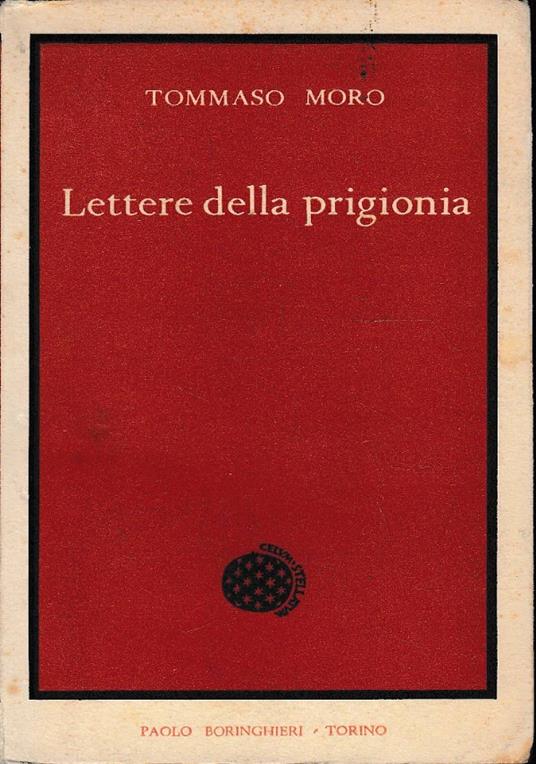 Lettere dalla prigionia - Tommaso Moro - copertina