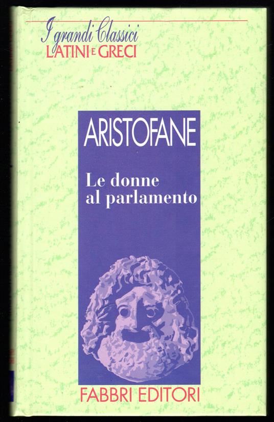 Le donne al parlamento - Aristofane - copertina