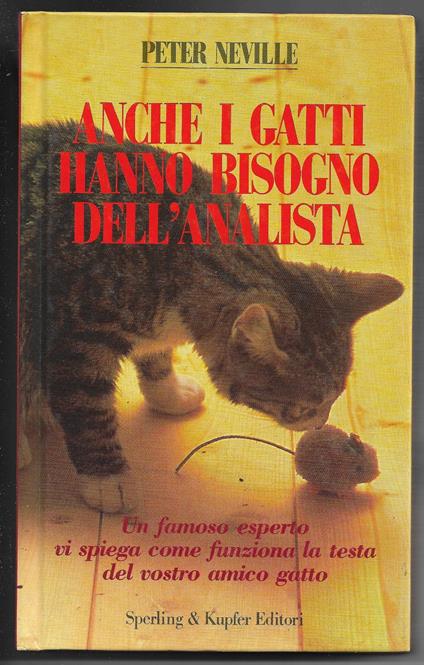 Anche i gatti hanno bisogno dell'analista - Peter Neville - copertina