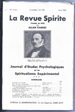 La Revue Spirite - Journal d'Etudes Psychologiques et de Spiritualisme Expérimental