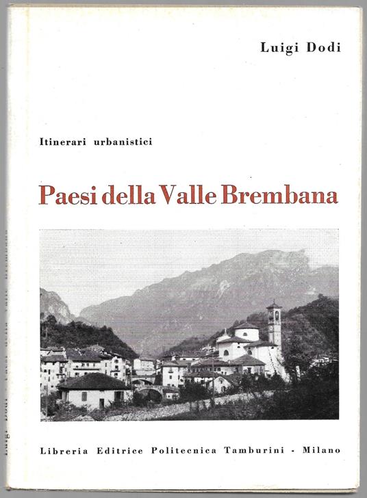 Paesi della Valle Brembana - Luigi Dodi - copertina