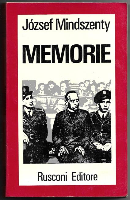 Memorie - József Mindszenty - copertina