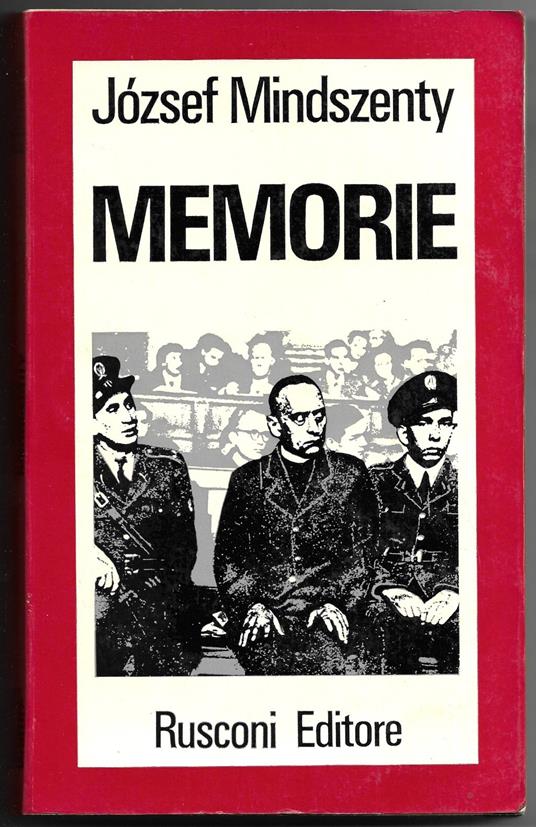 Memorie - József Mindszenty - copertina