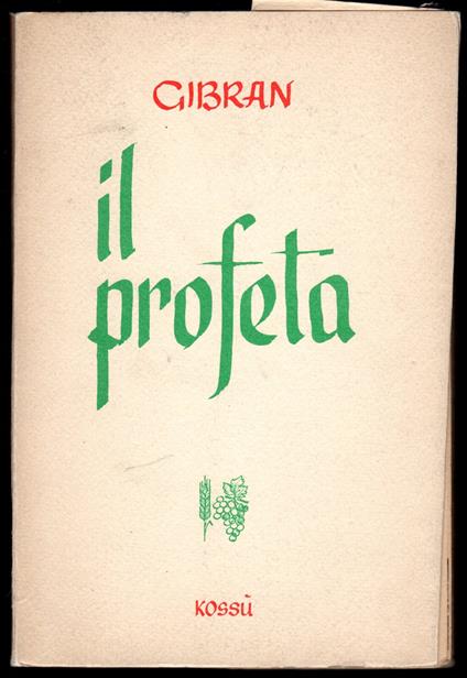 Il profeta - copertina