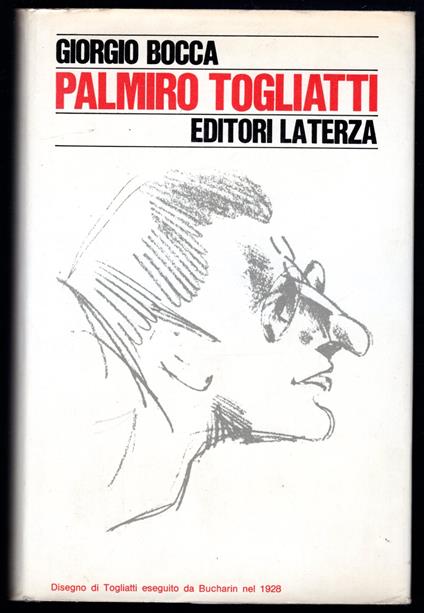 Palmiro Togliatti - Giorgio Bocca - copertina