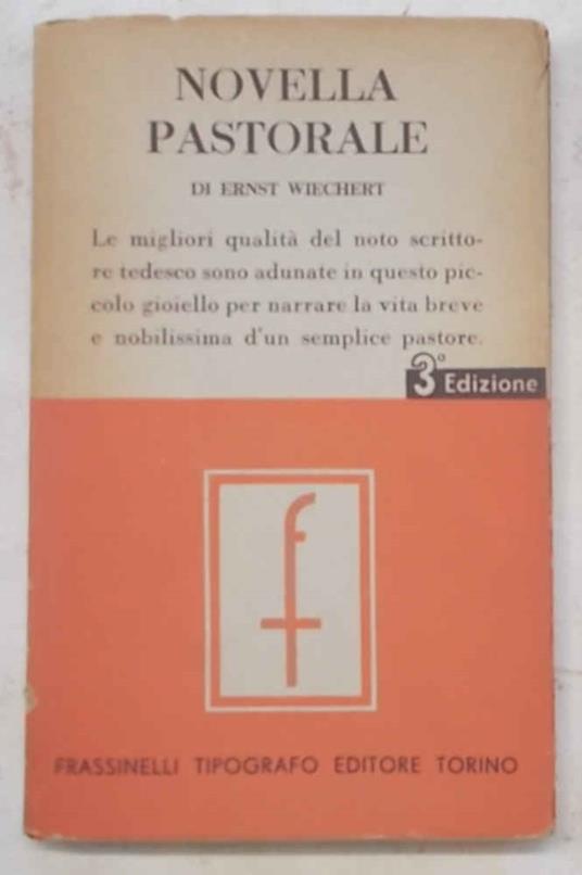 Novella pastorale - Ernst Wiechert - copertina