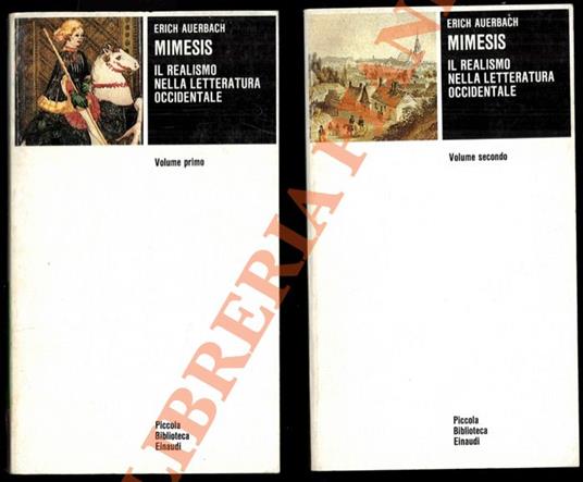 Mimesis. Il realismo nella letteratura occidentale - Erich Auerbach - copertina