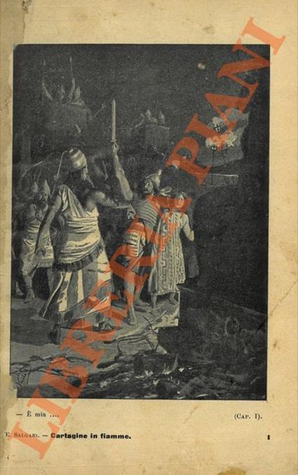 Cartagine in fiamme - Emilio Salgari - copertina