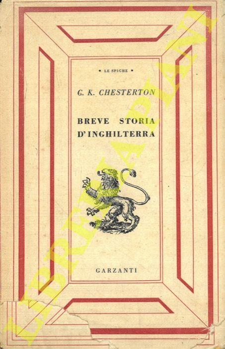Breve storia d'Inghilterra - copertina