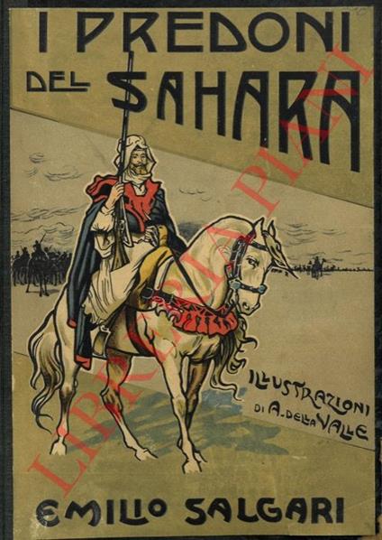 I predoni del Sahara - Emilio Salgari - copertina